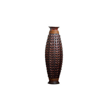 Load image into Gallery viewer, Hand Woven Bamboo Floor Vase, Decorative Accent For Living Room - Acacia Wood