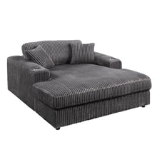 Load image into Gallery viewer, Hilde Chaise - With 2 Pillows - Dark Gray