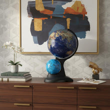 Load image into Gallery viewer, Poly Dual Globe - Blue / Black
