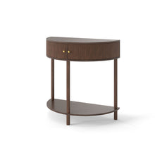 Load image into Gallery viewer, Demi Lune - Console Table With 2 Storage Drawers
