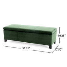 Load image into Gallery viewer, Upholstered Storage Ottoman Bench