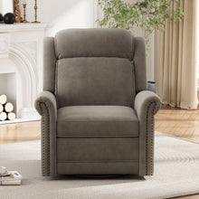 Load image into Gallery viewer, 360 Degrees Swivel Recliner Manual Rocking Recliner Home With Adjustable Backrest