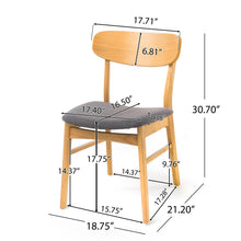 Load image into Gallery viewer, Brilliantine - Dining Chair With Cushion And Wood Frame (Set of 2)