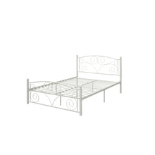 Load image into Gallery viewer, Unique Flower Sturdy System Metal Bed Frame With Headboard And Footboard