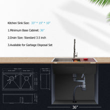 Load image into Gallery viewer, Modern Double Bowl Undermount Kitchen Sink