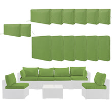 Load image into Gallery viewer, Cushion Covers For 7 Piece Wicker Sectional Sofa, 14 Pack Seat And Back Slipcovers With Zipper