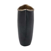 Load image into Gallery viewer, Oval Table Vase (565459) - Black / Gold