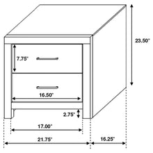 Load image into Gallery viewer, Brantford - 2 Drawer Nightstand