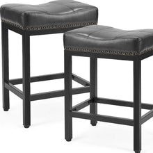 Load image into Gallery viewer, Tufted Club Chair (Set of 2) - Black