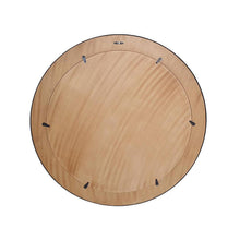 Load image into Gallery viewer, 32" Round Framed Accent Mirror - Black / Brown / Faux Stone
