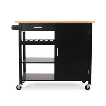 Load image into Gallery viewer, Contemporary Design Kitchen Cart With Wheels