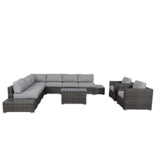 Load image into Gallery viewer, Stylish Entertainment Sectional Set, Outdoor Living