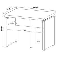 Load image into Gallery viewer, Extension Desk With Floating Top Design - Brown