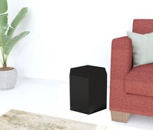 Load image into Gallery viewer, 13" High Gloss Manufactured Wood Hexagon End Table - Black