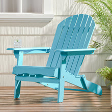 Load image into Gallery viewer, Malibu Transitional Adirondack Chair With Foldable Design - Blue