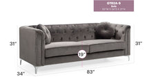 Load image into Gallery viewer, Pompano - Elegant Contemporary Sofa