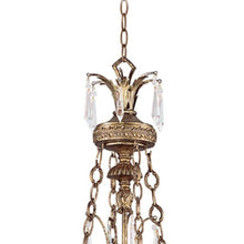 Load image into Gallery viewer, Nine Light Metal Dimmable Chandelier With Shades - Gold / Clear