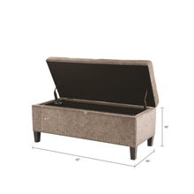 Load image into Gallery viewer, Modern Tufted Top Soft Close Storage Bench