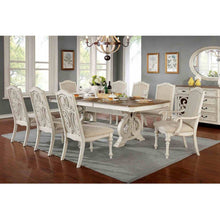 Load image into Gallery viewer, Rustic Dining Set With Table And Upholstered Chairs