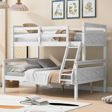 Load image into Gallery viewer, Bunk Bed With Ladder And Safety Guardrail