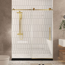 Load image into Gallery viewer, Frameless Shower Door, Smooth Sliding Tracks