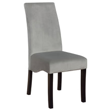 Load image into Gallery viewer, Shandra - 5 Piece Dining Set Tabletop And Upholstered Side Chairs - Gray