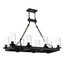 Load image into Gallery viewer, Eleven Light Dimmable Chandelier With Shades - Bronze