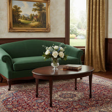 Load image into Gallery viewer, Oval Coffee Table - Dark Brown And Brown