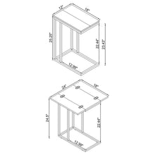 Load image into Gallery viewer, Mortimer - Snack Table With Expandable Top - Gray
