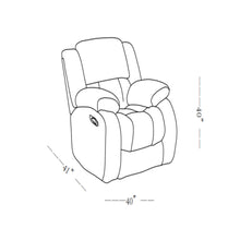 Load image into Gallery viewer, Stonic - Glider Recliner Modern Design