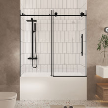 Load image into Gallery viewer, Frameless Shower Door With Handle