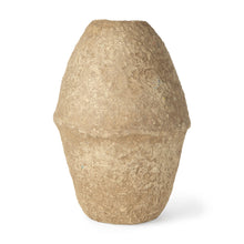 Load image into Gallery viewer, Mache Cylinder Table Vase - Beige