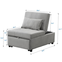 Load image into Gallery viewer, Versatile Folding Ottoman Sofa Bed Multifunctional Space Saver