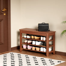 Load image into Gallery viewer, Multi Functional Double Layer Shoe Stool