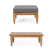 Load image into Gallery viewer, Urbanek - Acacia Wood Outdoor Conversation Set - Teak