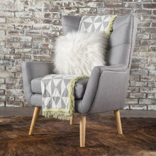 Load image into Gallery viewer, Club Chair With Rubberwood Legs