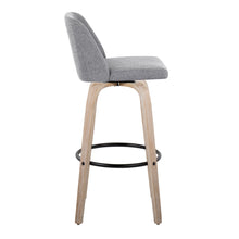 Load image into Gallery viewer, Toriano - Mid-Century Modern Fixed Height BarStool With Round Footrest (Set of 2)