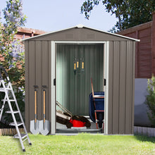 Load image into Gallery viewer, Outdoor Metal Storage Shed