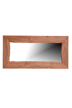 Load image into Gallery viewer, 24" Solid Wood Freestanding And Wall Mount Accent Mirror - Brown