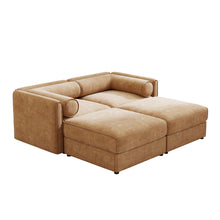 Load image into Gallery viewer, Contemporary Elegant Sofa With Storage And Ottoman