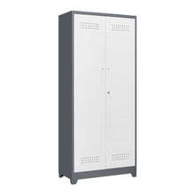 Load image into Gallery viewer, Lockers With Locking Doors, Adjustable Shelves, High Broom Tool Storage Cabinet