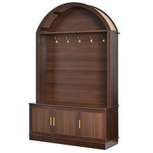 Load image into Gallery viewer, Arched Top Hall Tree With 5 Hooks