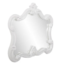 Load image into Gallery viewer, 28" Baroque Framed Accent Mirror - White