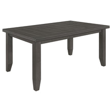Load image into Gallery viewer, Dexter - Rectangular Plank Top Dining Table - Dark Gray