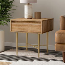 Load image into Gallery viewer, Fallon - End Table With Drawer - Natural