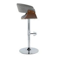 Load image into Gallery viewer, Vintage Mod - Mid Century Modern Adjustable Height Barstool With Swivel With Rounded T Footrest (Set of 2)