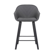 Load image into Gallery viewer, Iron Counter Height Bar Chair - Gray And Black