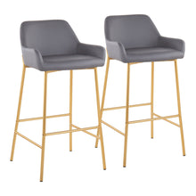 Load image into Gallery viewer, Daniella - Stylish Contemporary Glam Fixed Height Bar Stool (Set of 2)