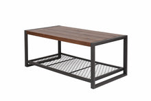 Load image into Gallery viewer, Console Coffee Table With Reclaimed Wood Finish, For Living Room - Natural