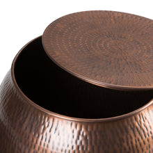 Load image into Gallery viewer, Griffen - Handcrafted Metal Storage Accent Table